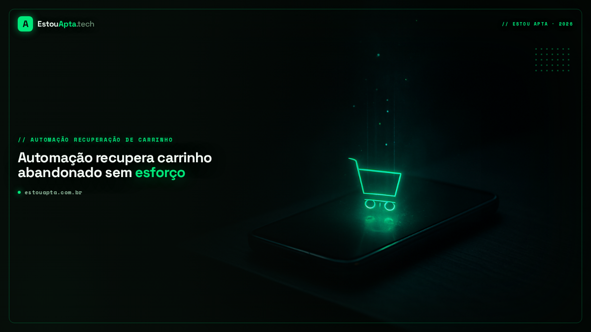 Automação recupera carrinho abandonado sem esforço