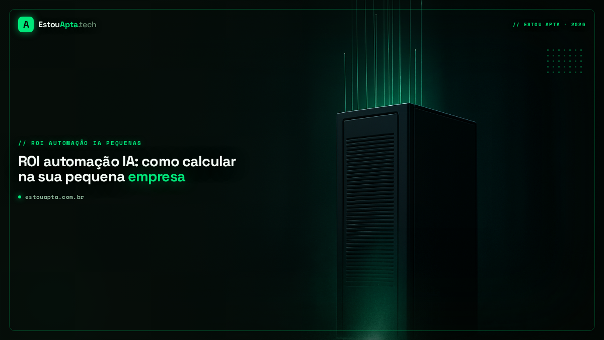 ROI automação IA: como calcular na sua pequena empresa